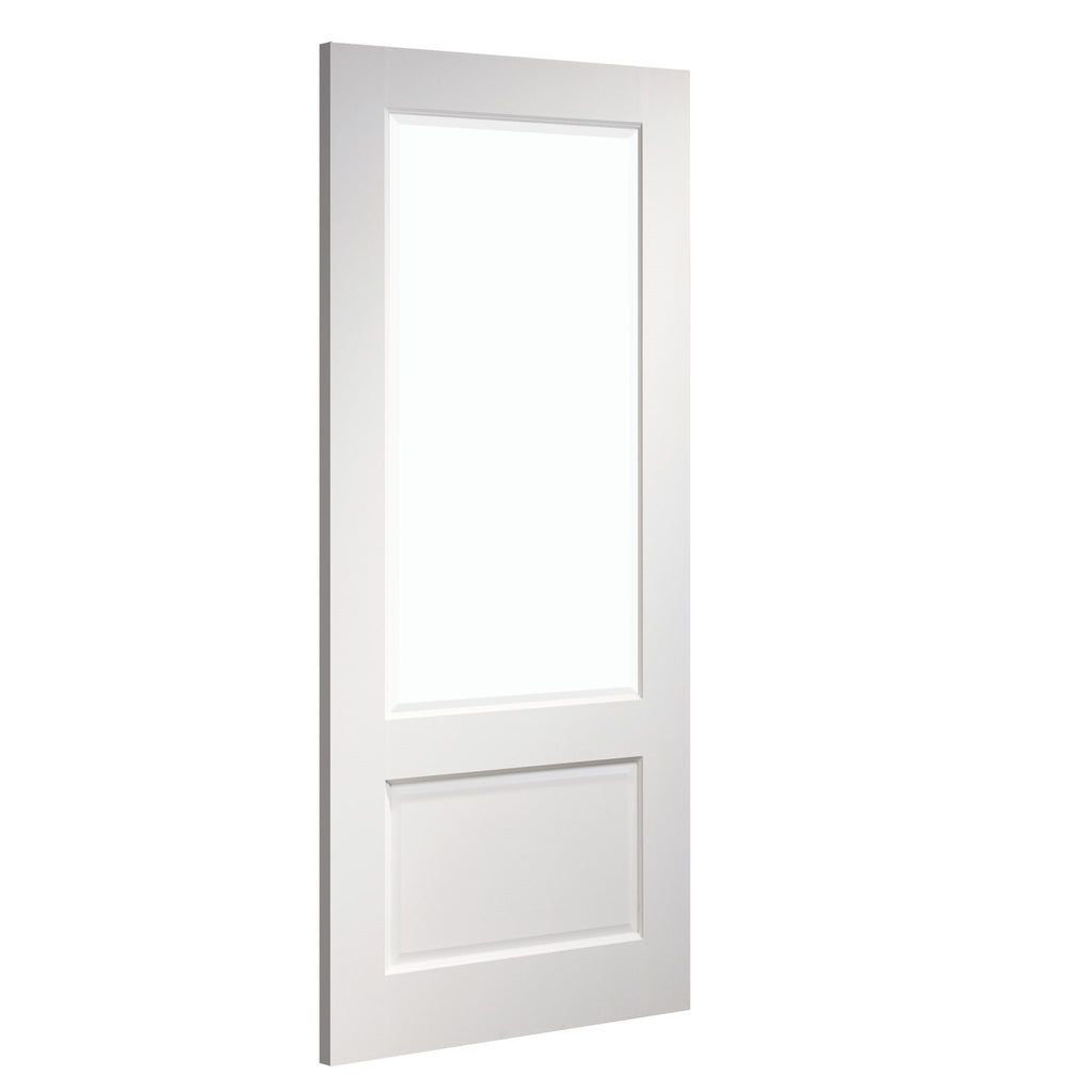 Madison glazed interior white primed door