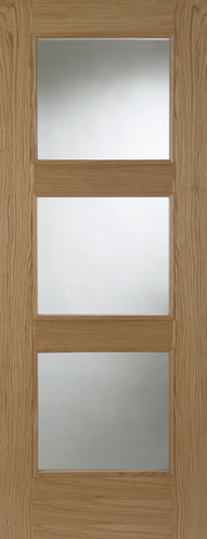 Madrid 3L Oak Clear Glazed