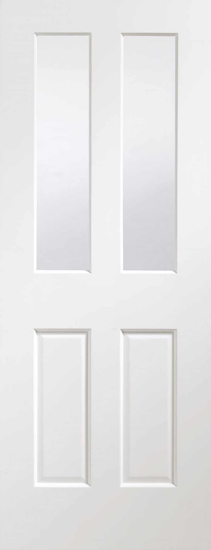 Malton White Clear Glazed Door Fully Finished 