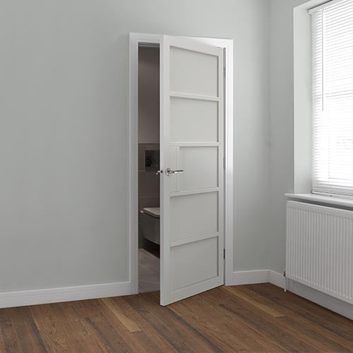 Metro Black 5P Industrial Style Door 