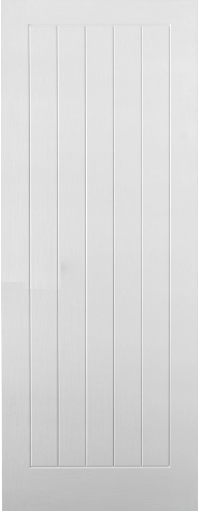 GRP White Mexicano Composite External Door