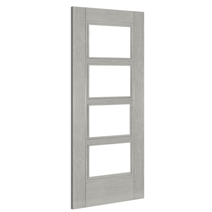 Montreal Dark Grey Ash Room Divider with 610mm Doors 