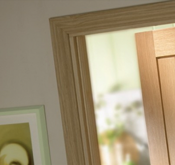 Oak Internal Double Door Lining