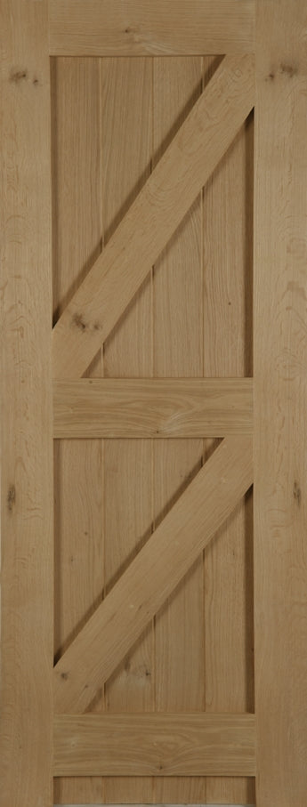 Oak Framed Ledged & Braced Internal Door 