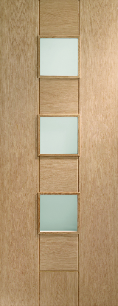 Messina Pre-Finished Oak with Clear Glass