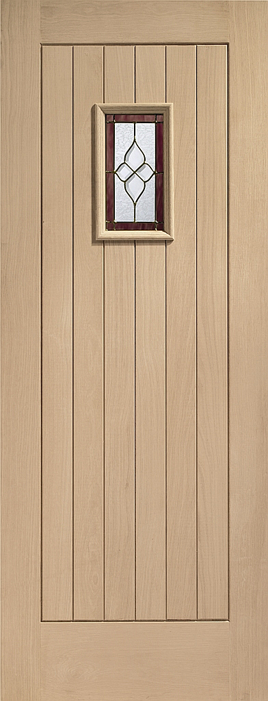 Chancery Onyx Tri-Glazed External Oak Door