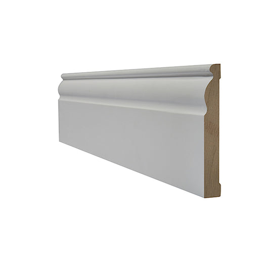 White Primed Ogee Skirting
