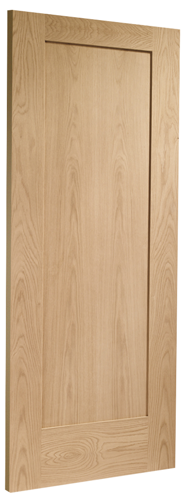 Oak Pattern 10 Solid Door Room Divider with Demi Panels 