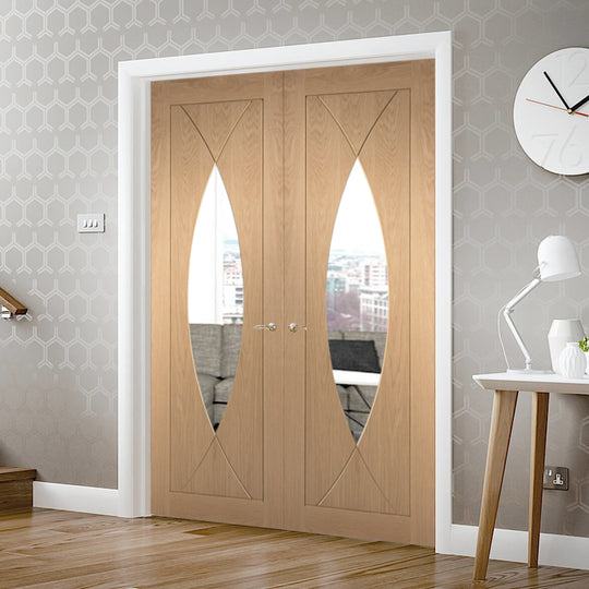 Pesaro Oak Internal Door Pair