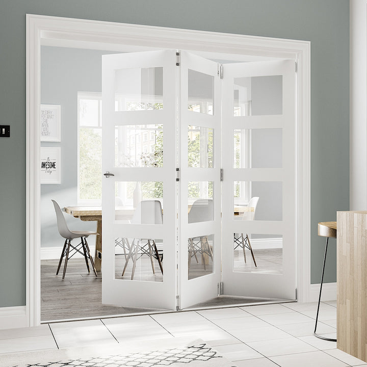 Coventry White Glazed Room Divider with 610mm Doors