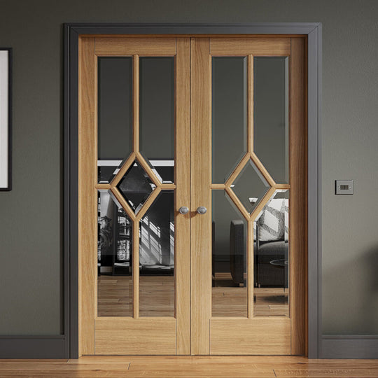 Reims W4 Oak Internal Room Divider