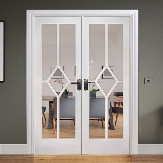 REIMS W4 WHITE PRIMED ROOM DIVIDER SET