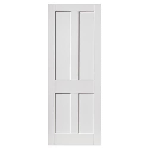 Rushmore 4 Panel White Fire Door