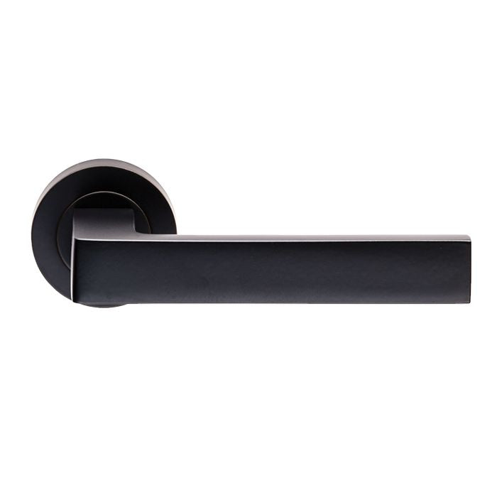 Sasso Lever On Rose Matt Black 