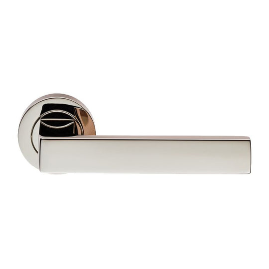 Sasso Lever On Rose Polished Nickel