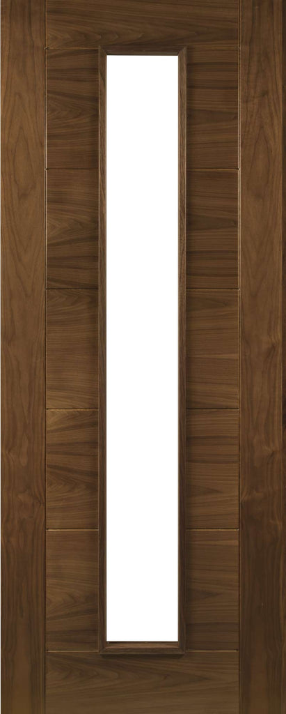 Seville Walnut Glazed Room Divider with 610mm Doors 
