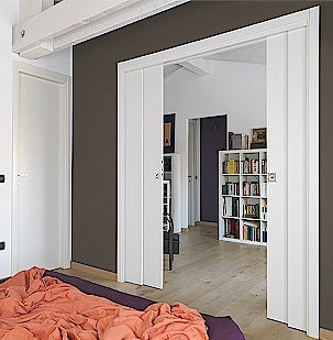Telescopic Pocket Door System Double