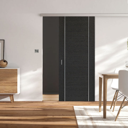 Forli Dark Grey Sliding Door System