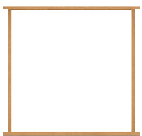 Premium Universal Oak Double Door Frame