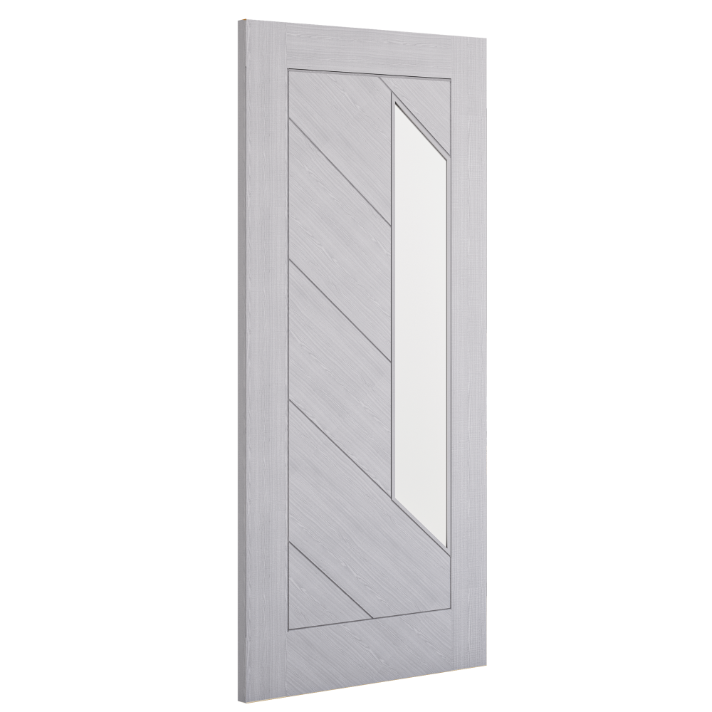 Torino Light Grey Ash Glazed Door