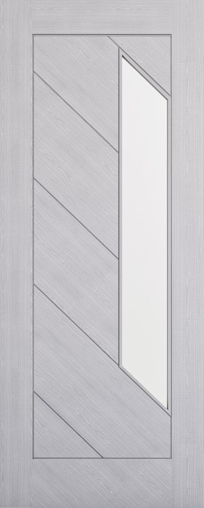 Torino Light Grey Clear Glazed Room Divider 