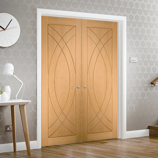 TREVISO CUSTOM MADE OAK FRENCH DOORS