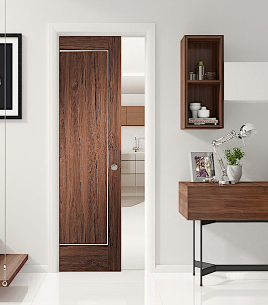 Varese Walnut 30 Minutes Fire Pocket Door System