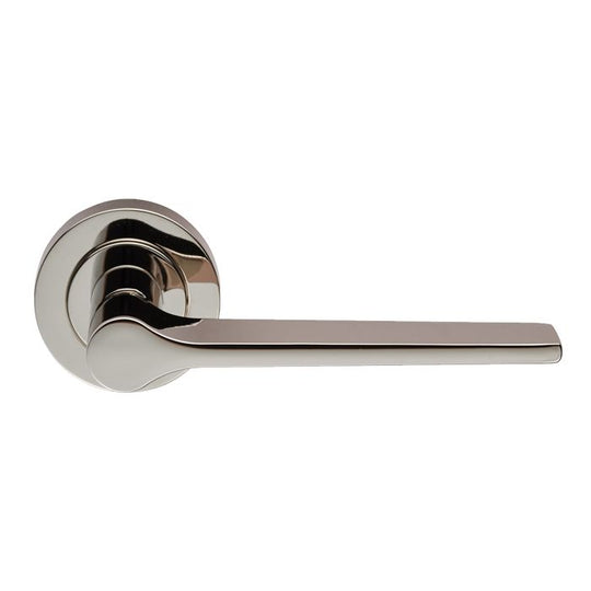 Velino Lever on Rose Polished Nickel