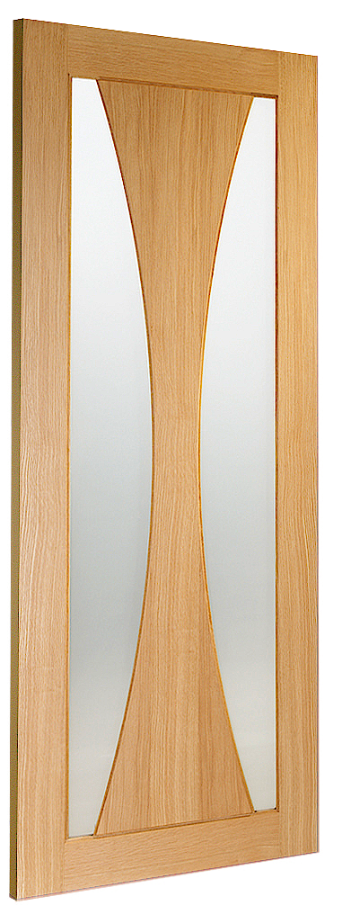 Verona Oak French Doors with Verona Side Panels 