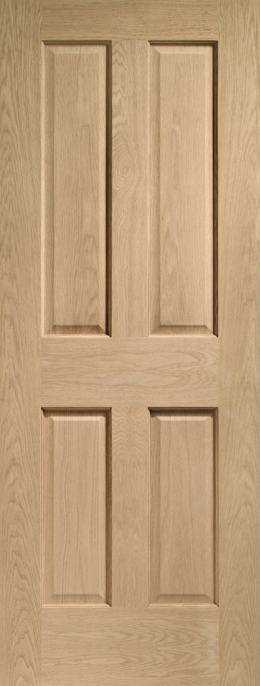 Oak Victorian Fire Door Non RM Prefinished