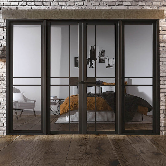 Black Greenwich W8 Room Divider