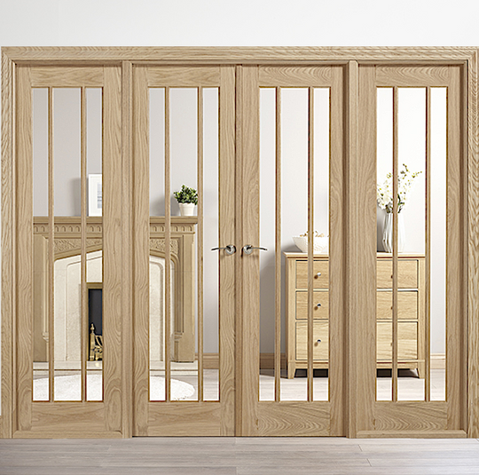 Lincoln Oak Room Divider W8