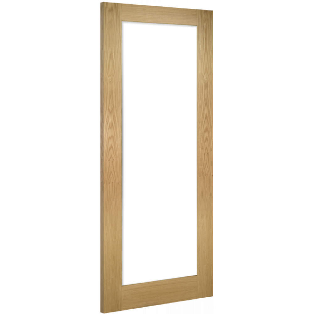 Walden Oak Clear Glazed Room Divider