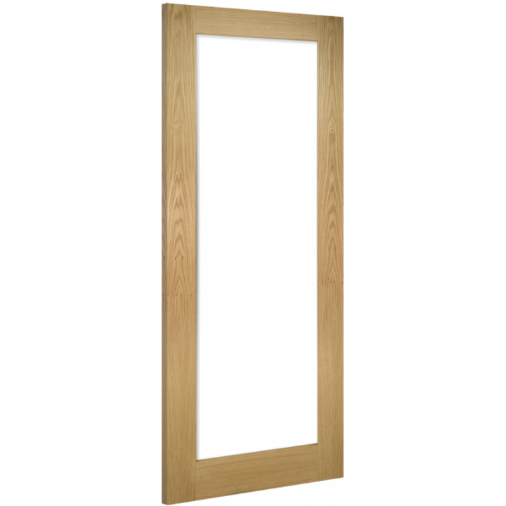 Walden Oak Clear Glazed Room Divider