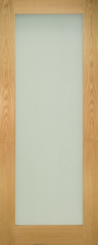 Walden Oak Obscure Glazed Room Divider