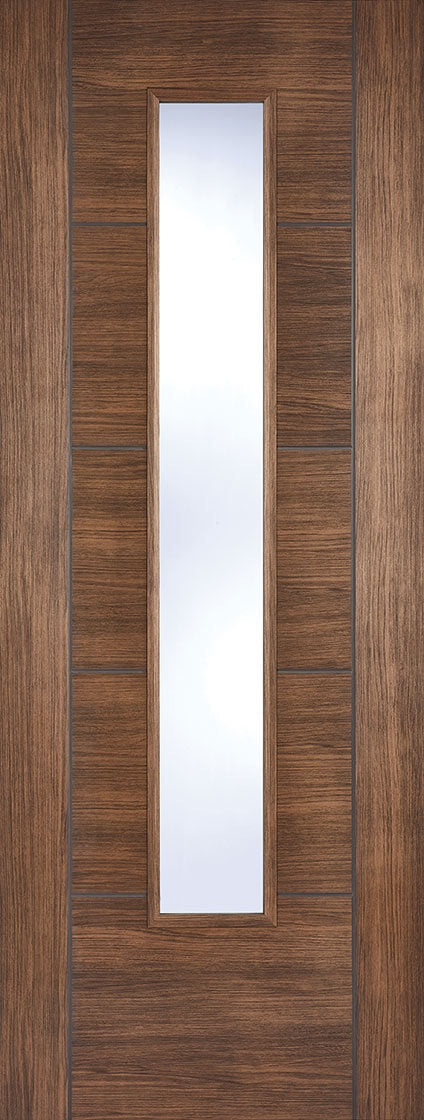 Vancouver Walnut Glazed Laminate Door