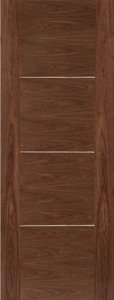 Clearance Nova Walnut Fire Door