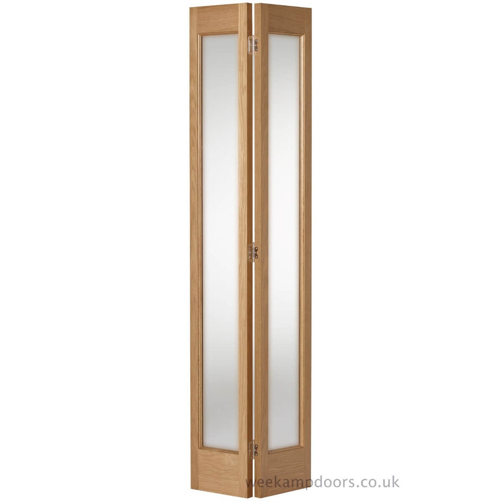 Custom Made Oak Marston Bifold Clear Glazed