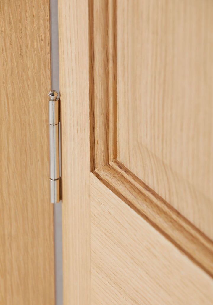 4 Leaf Oak Victorian 2 Panel Bi-Folding Set