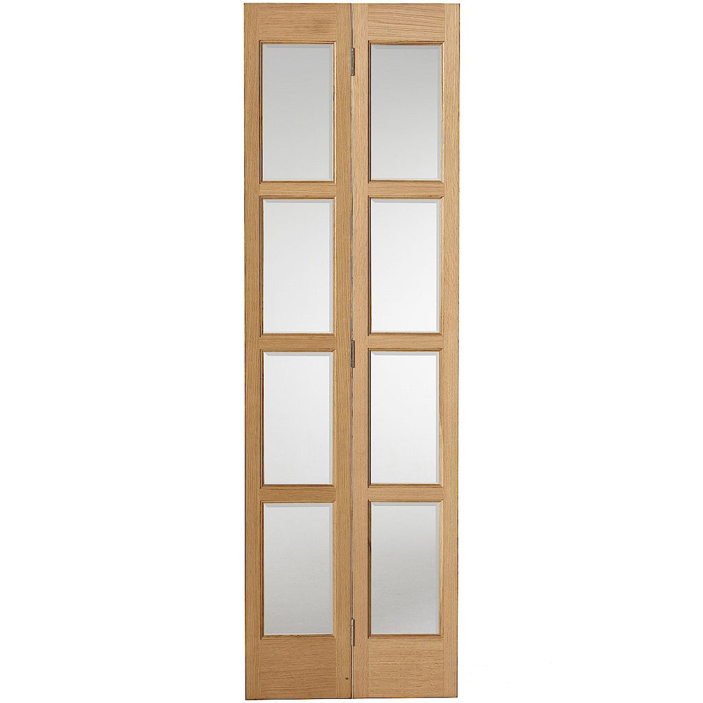 Custom Made Oak Bardsley Glazed Bifold
