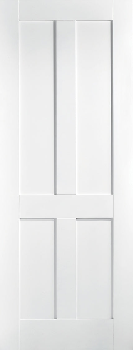 London 4 Panel White Primed Door