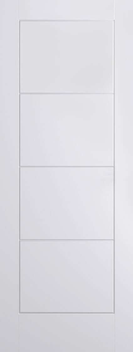 WHITE MOULDED 4 PANEL LADDER INTERNAL DOOR