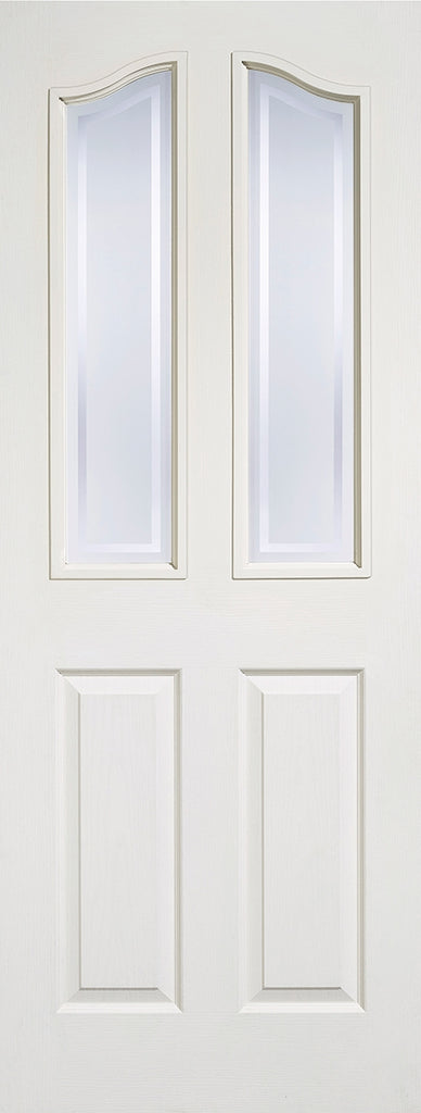 White Moulded Mayfair Glazed Internal Door 