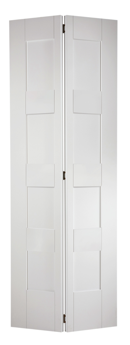 SHAKER 4 PANEL BIFOLD DOOR WHITE PRIMED
