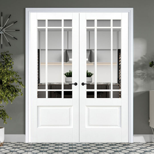 Solid White Downham Pair