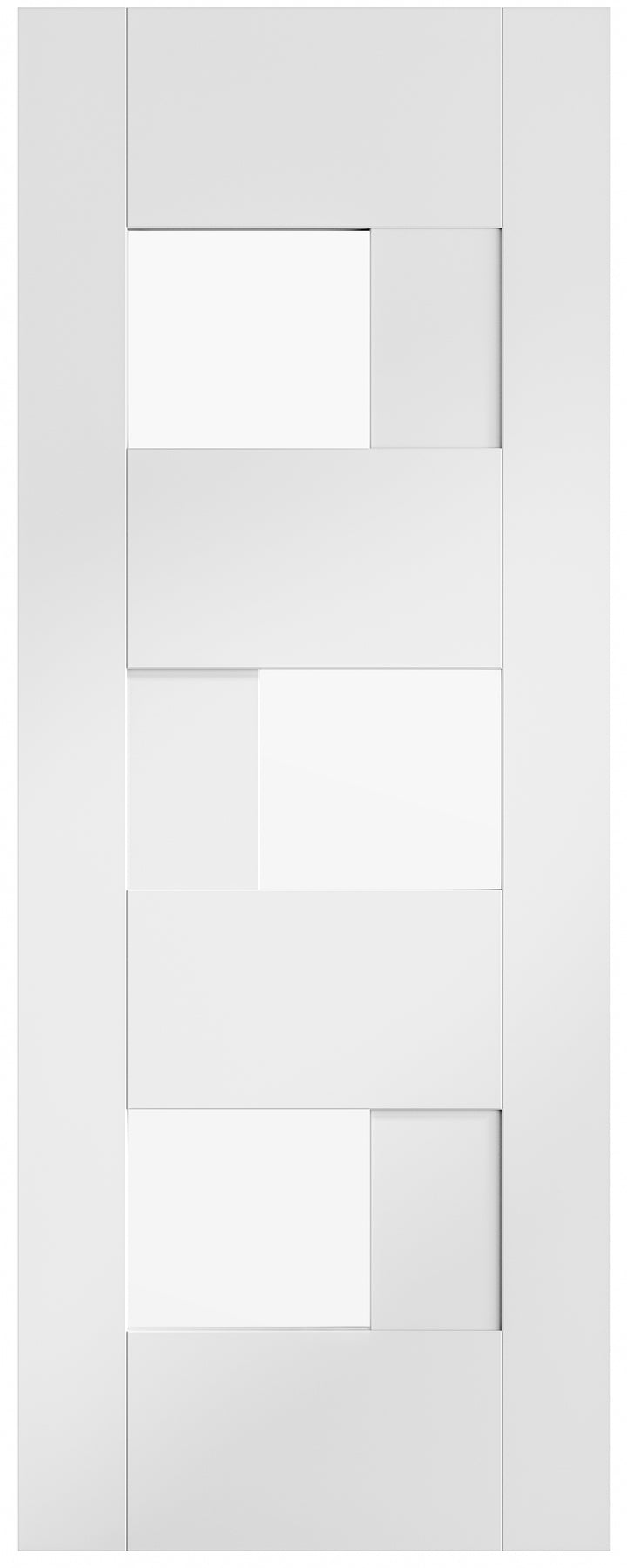 Pre-Finished Internal White Perugia with Clear Glass