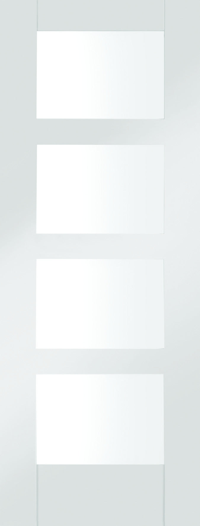 White Shaker 4L Clear Glazed
