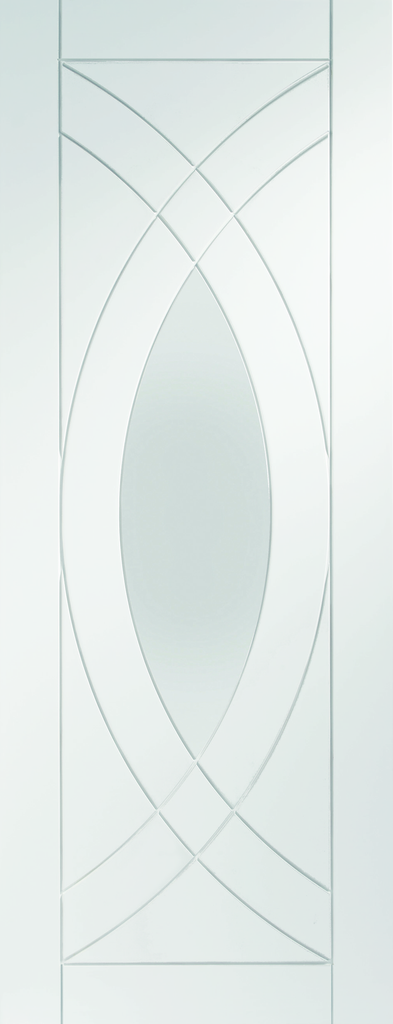 White Treviso Room Divider with Demi Panels 