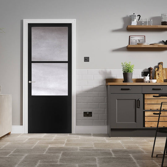 Custom Made WK9036C Slimstile 80mm Industrial Style Door