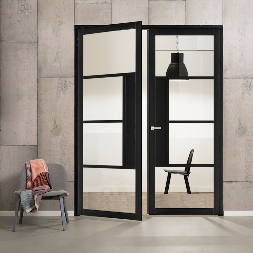 Industrial Style WK1136C Custom Made French Doors